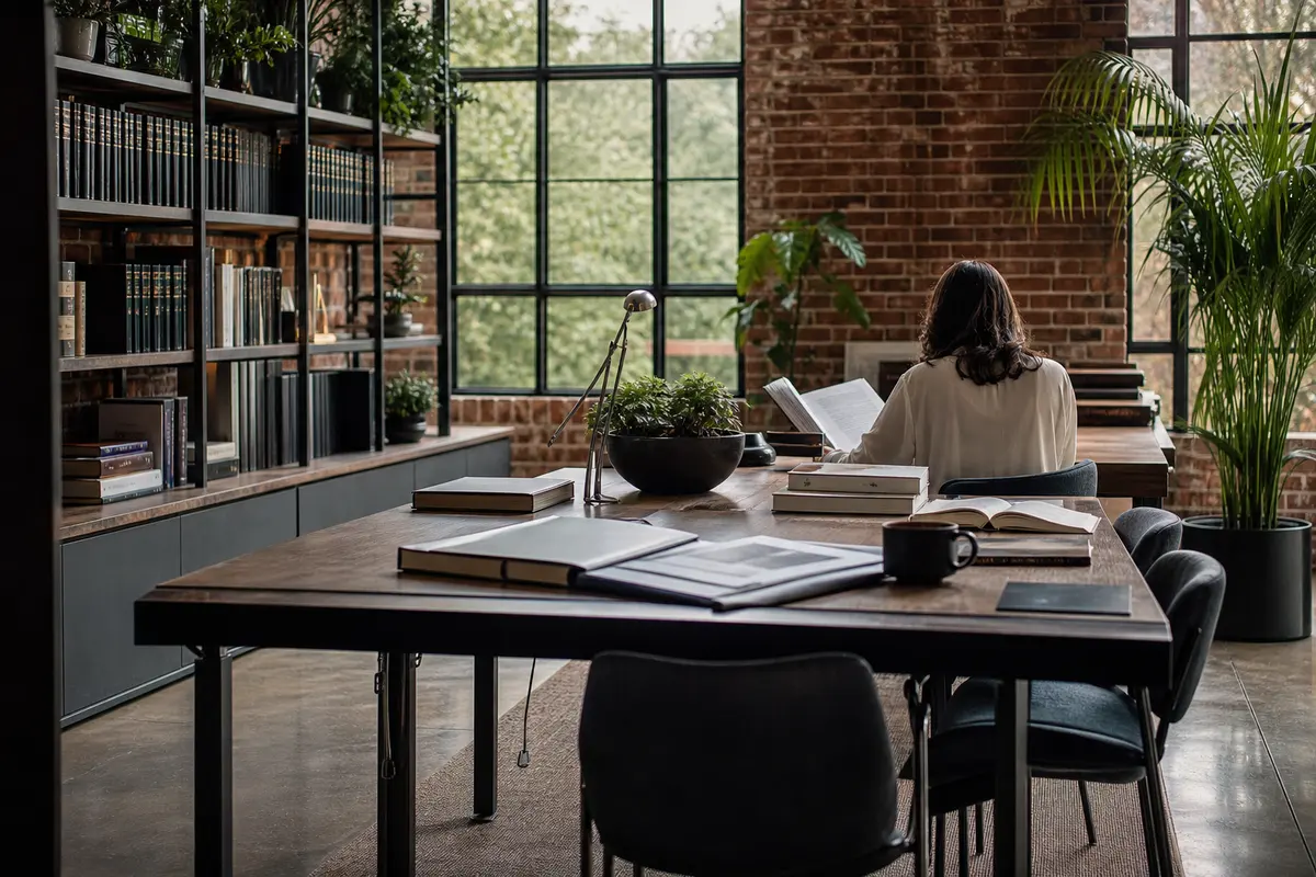 Editorial marketing planning scene for Porter, New York