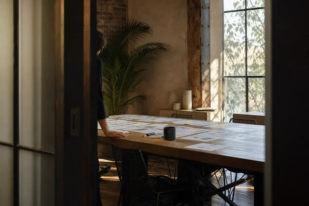 Editorial marketing planning scene for Programmatic SEO in Kirkland, New York