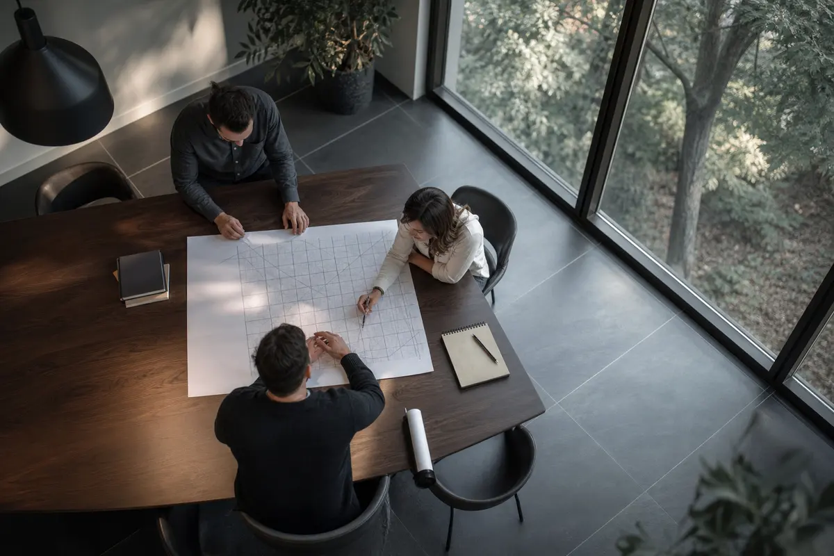 Editorial marketing planning scene for Programmatic SEO in Marcy, New York