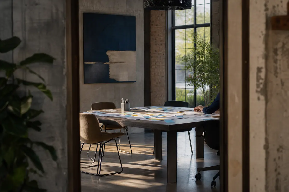 Editorial marketing planning scene for Local Service Ads in New Hartford, New York