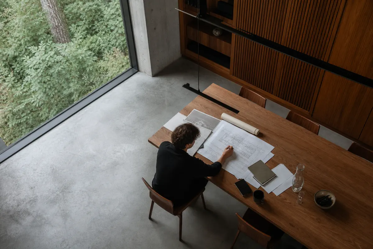 Editorial platform planning scene for Custom Software in Vienna, New York