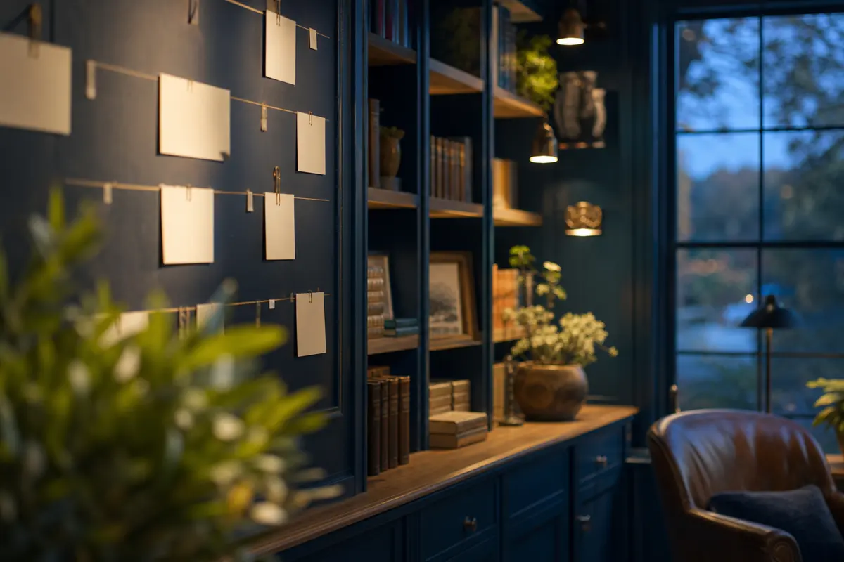 Editorial marketing planning scene for Clay, New York