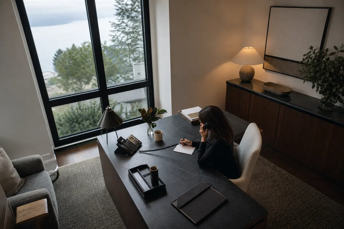 Editorial intake planning scene for Automation in Skaneateles, New York