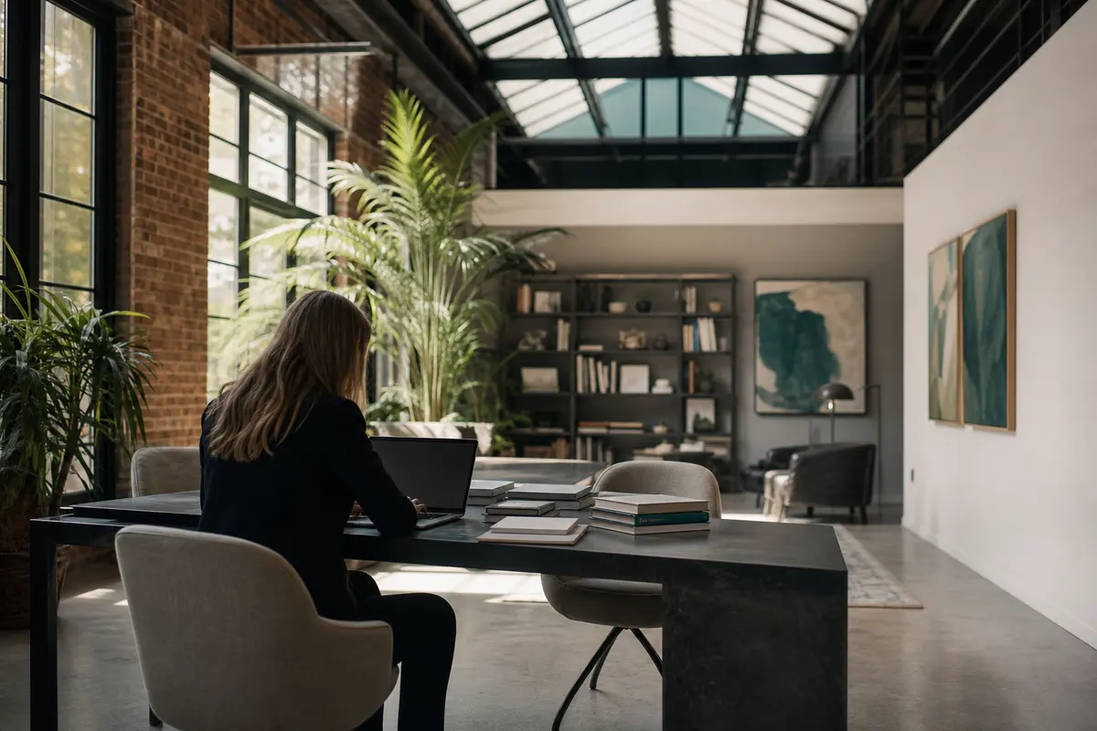 Editorial marketing planning scene for Legal News in Canandaigua, New York