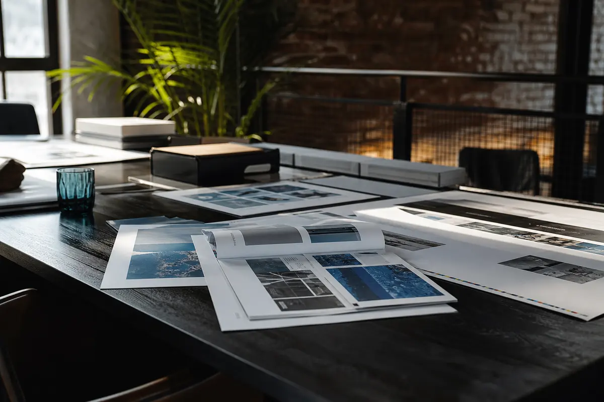 Editorial marketing planning scene for Reputation & Reviews in Victor, New York