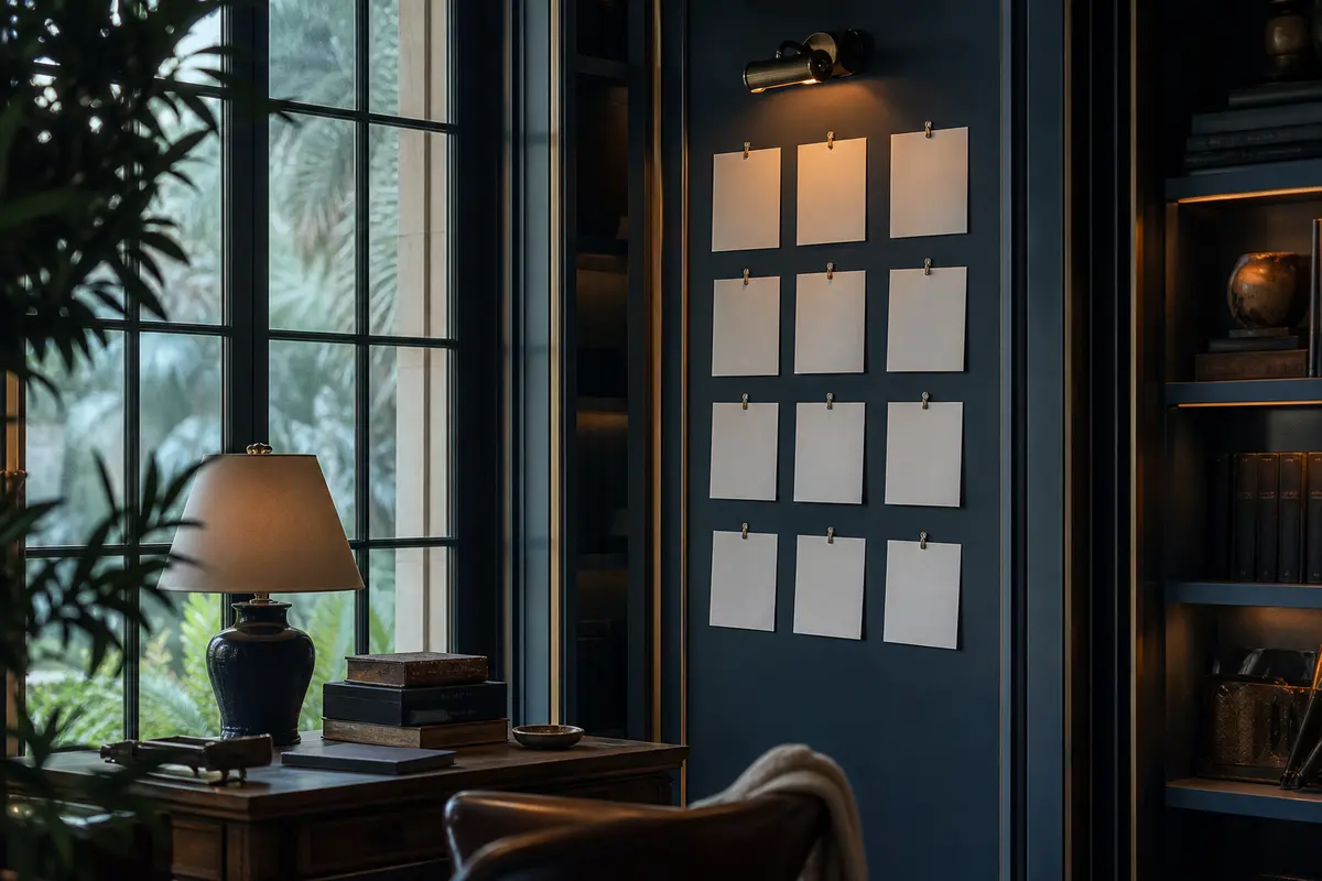 Editorial marketing planning scene for Mount Hope, New York