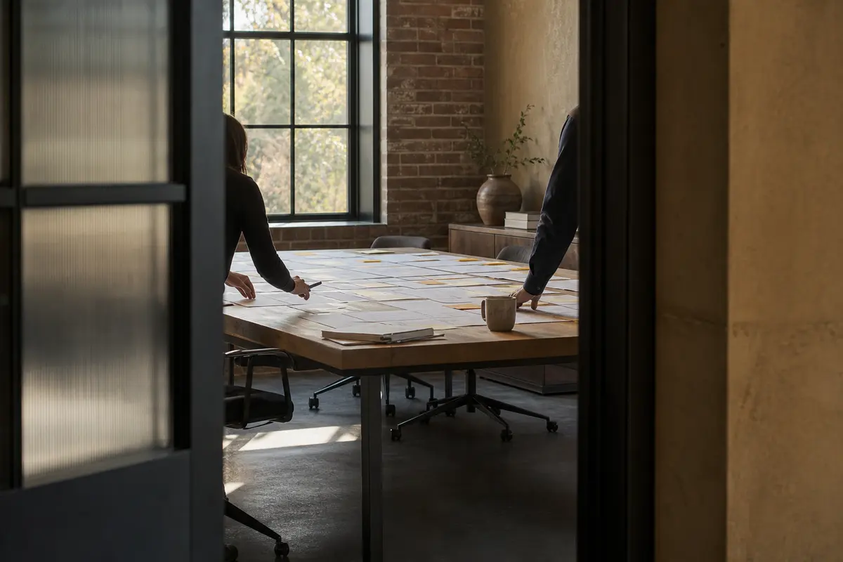Editorial marketing planning scene for Wallkill, New York