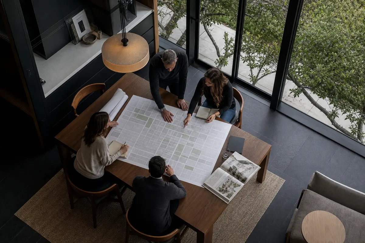 Editorial marketing planning scene for Reputation & Reviews in Hastings, New York