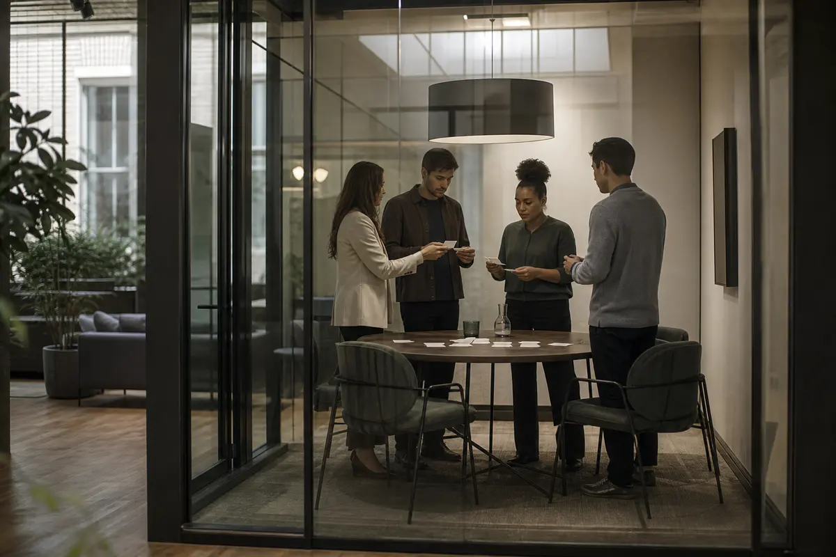 Editorial intake planning scene for Lead Attribution in Mexico, New York