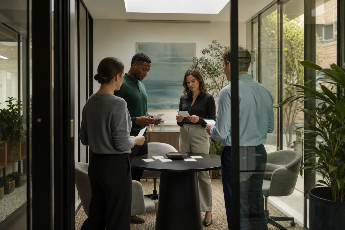 Editorial intake planning scene for AI Answering in Southeast, New York