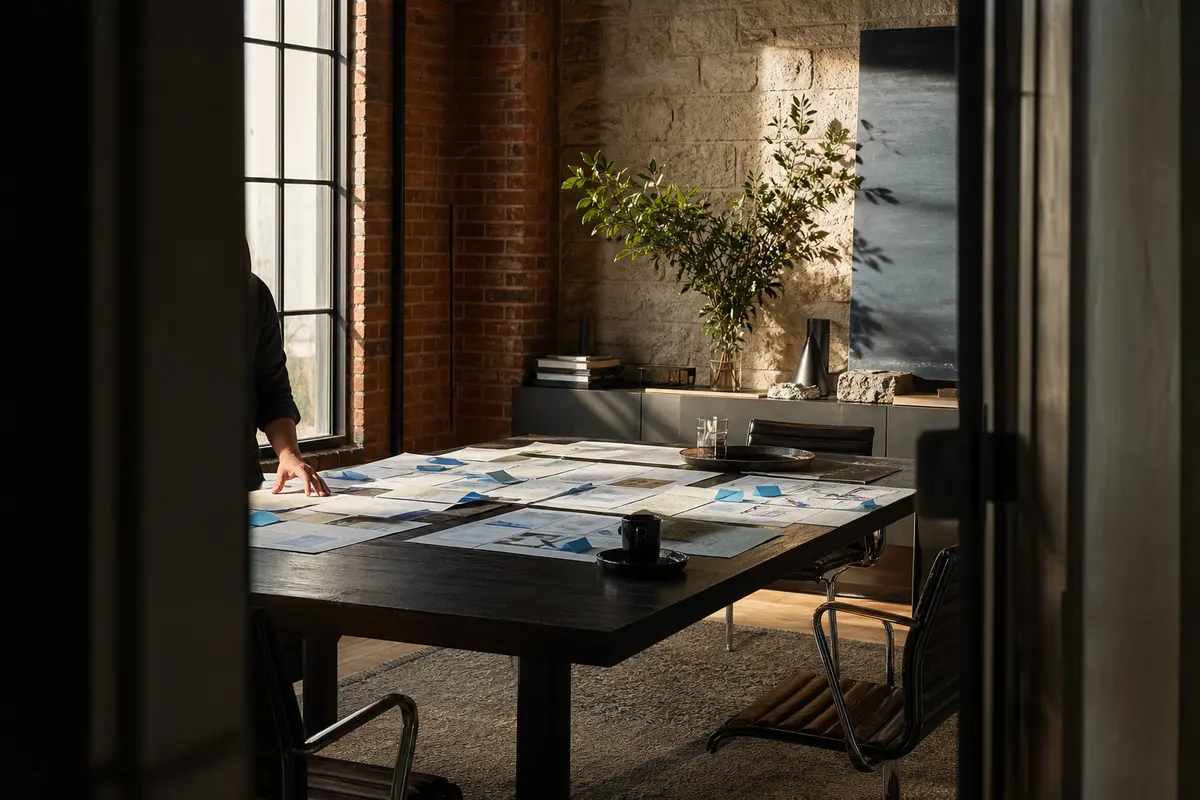 Editorial marketing planning scene for Southeast, New York