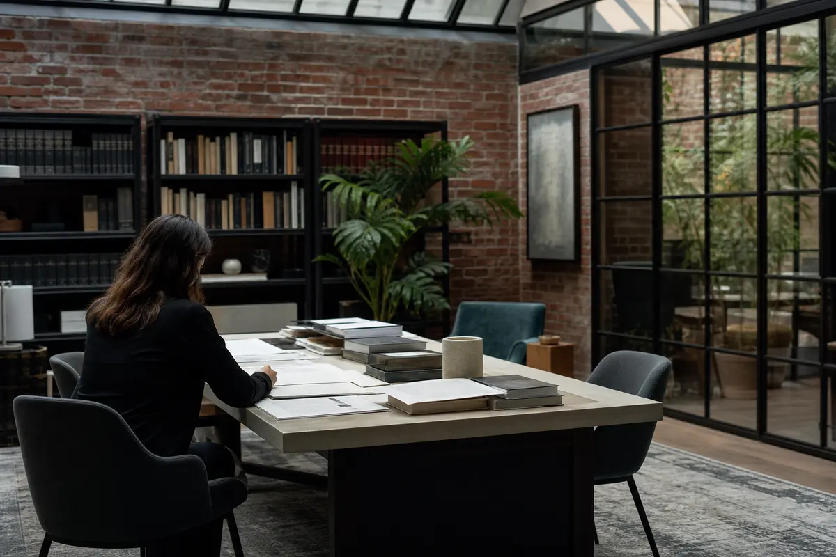 Editorial marketing planning scene for Legal News in Ballston, New York