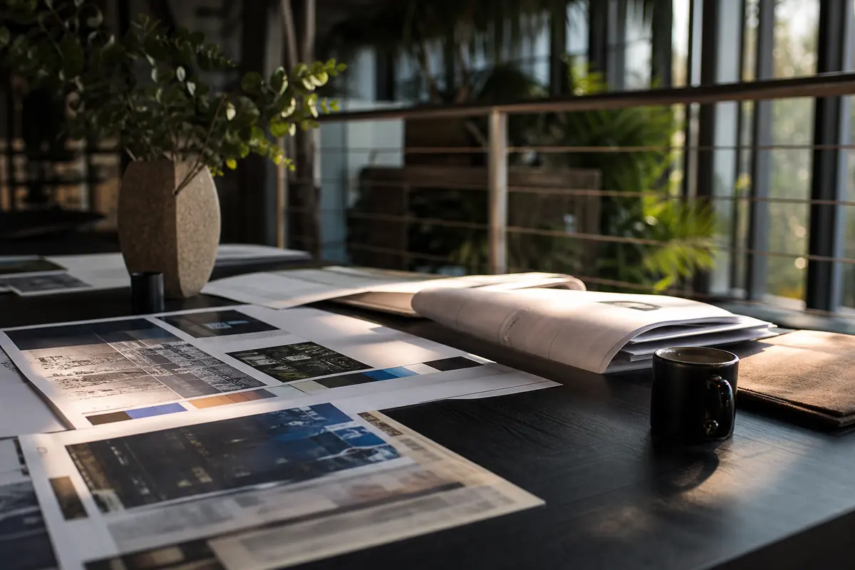 Editorial marketing planning scene for Clifton Park, New York