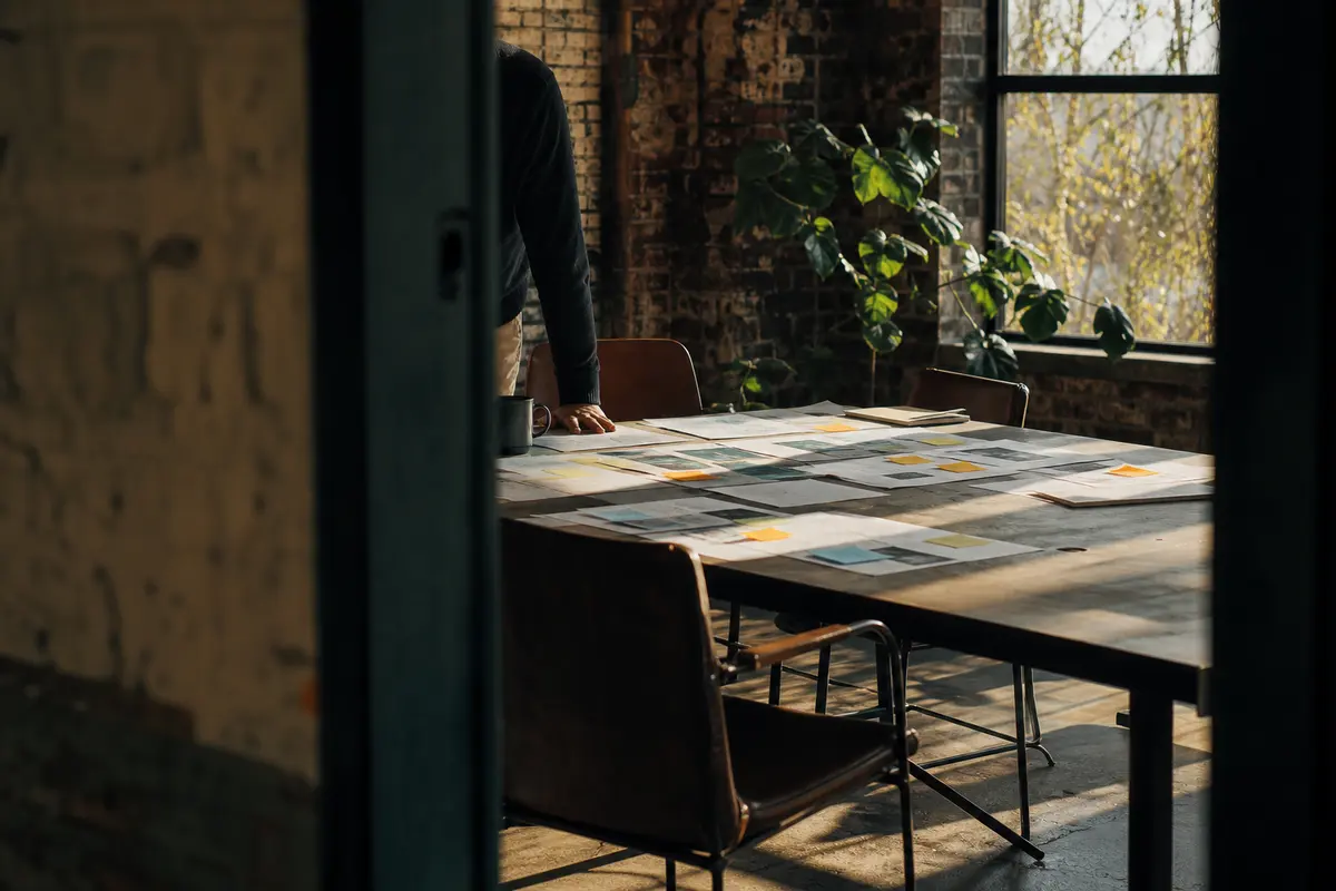 Editorial marketing planning scene for Reputation & Reviews in Corinth, New York
