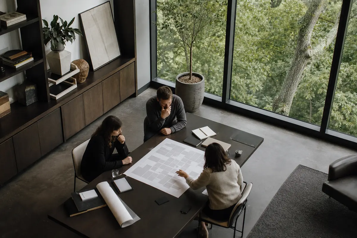 Editorial marketing planning scene for Programmatic SEO in Moreau, New York