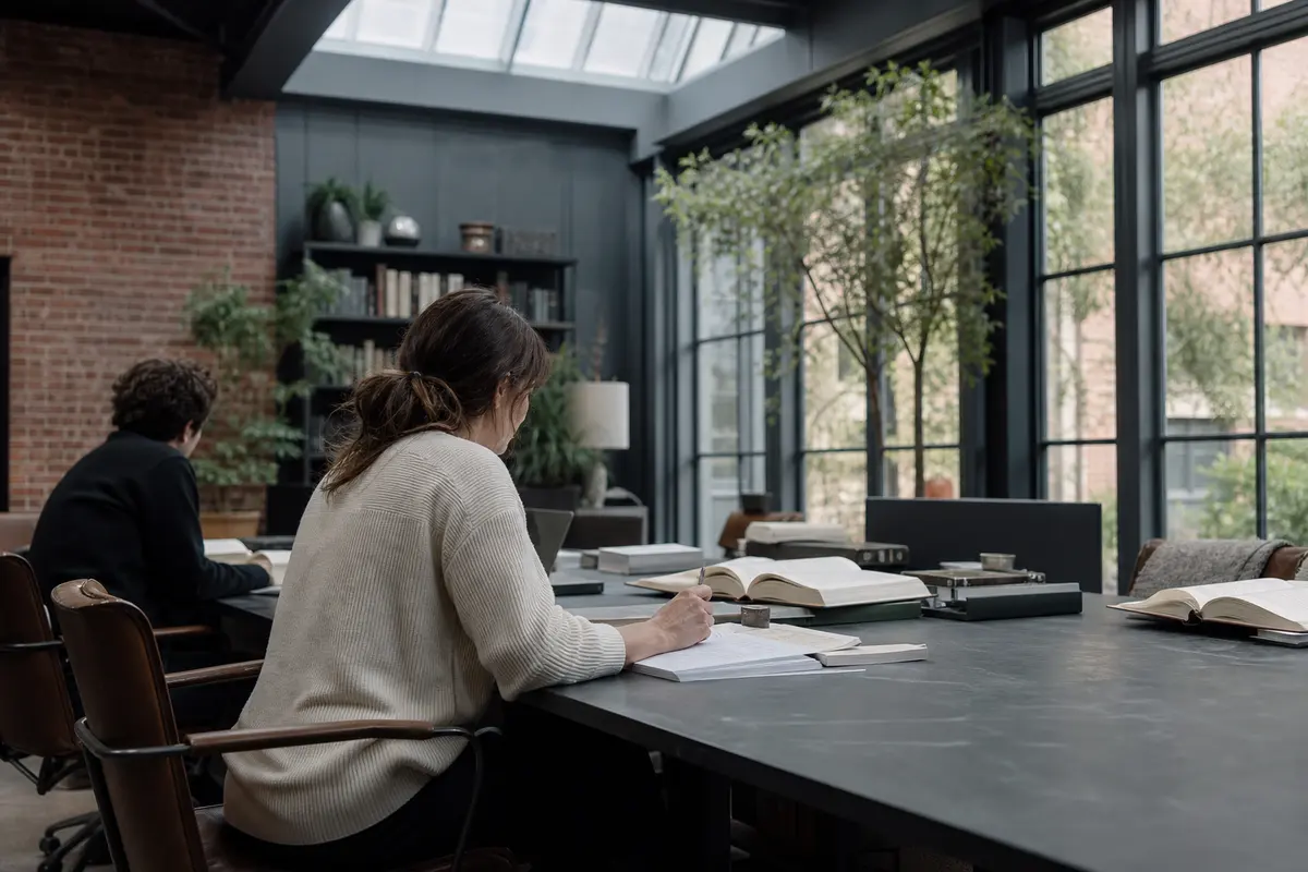 Editorial marketing planning scene for Legal News in Rotterdam, New York