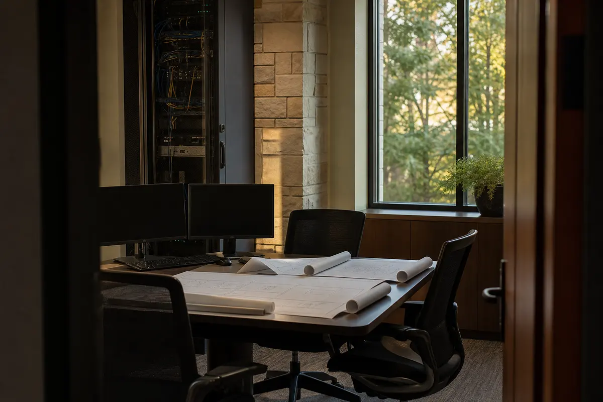 Editorial platform planning scene for Custom Software in Erwin, New York