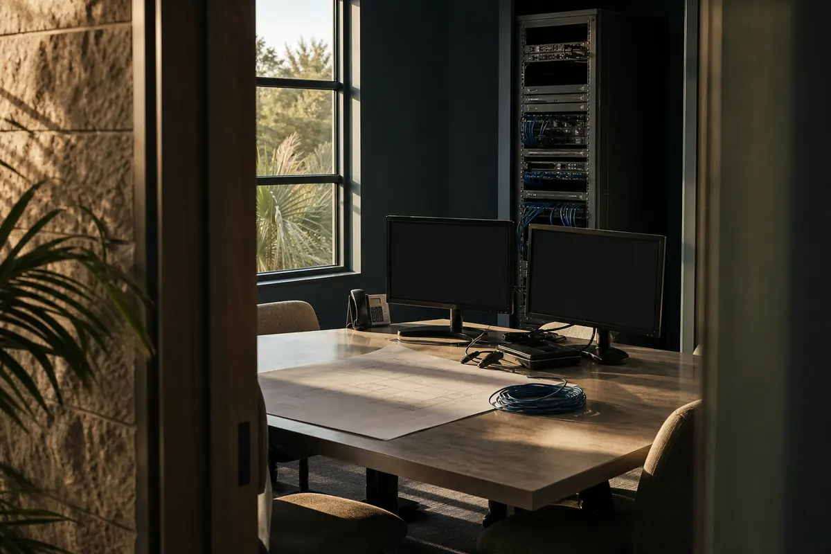 Editorial platform planning scene for Custom Software in Barton, New York