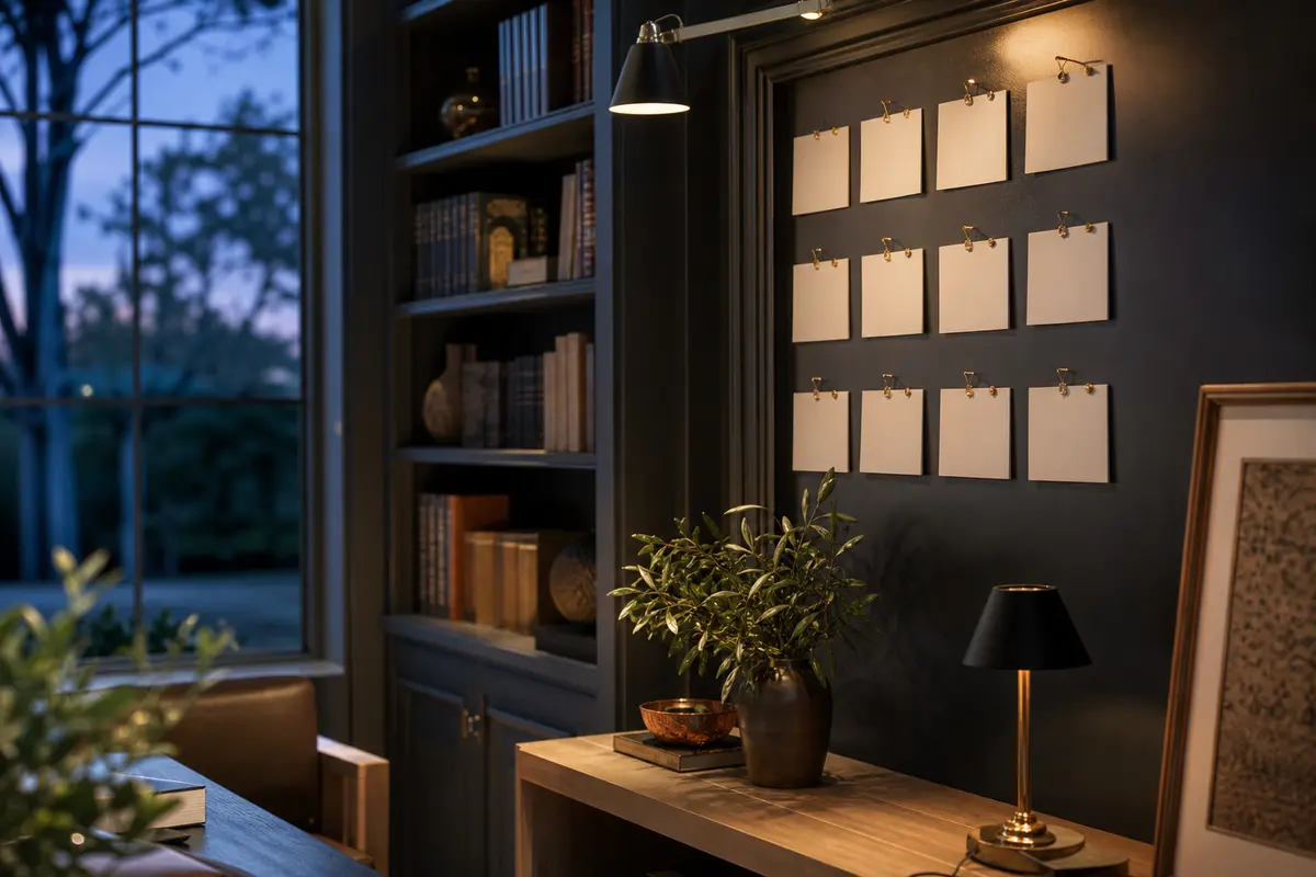 Editorial marketing planning scene for AI SEO in Candor, New York
