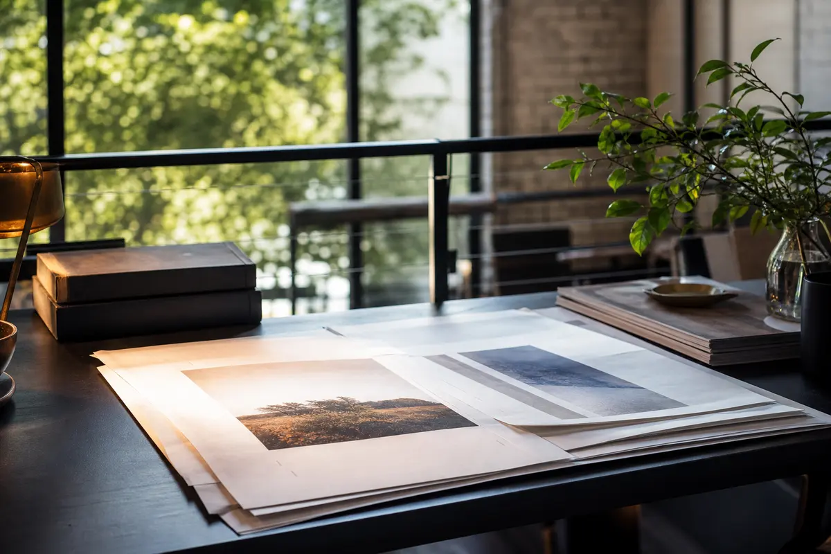 Editorial marketing planning scene for Ithaca, New York