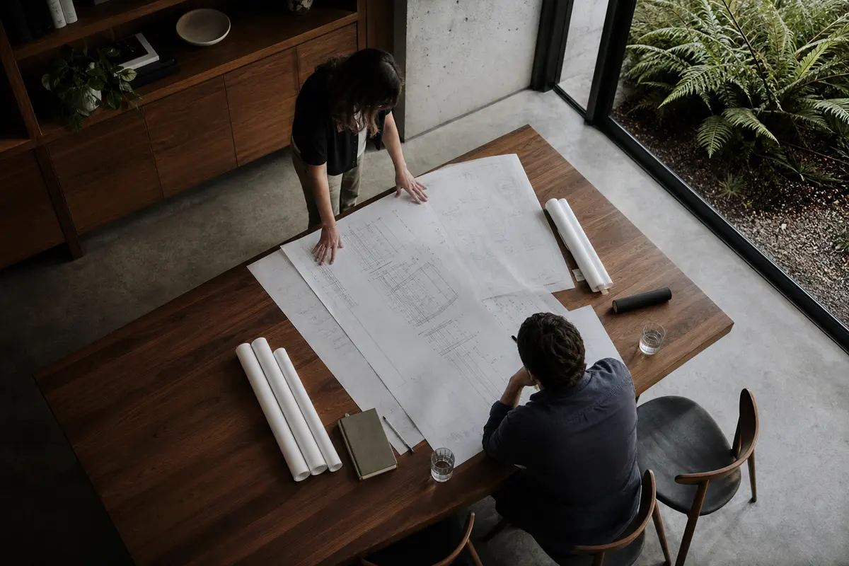 Editorial platform planning scene for Custom Software in Buffalo, New York
