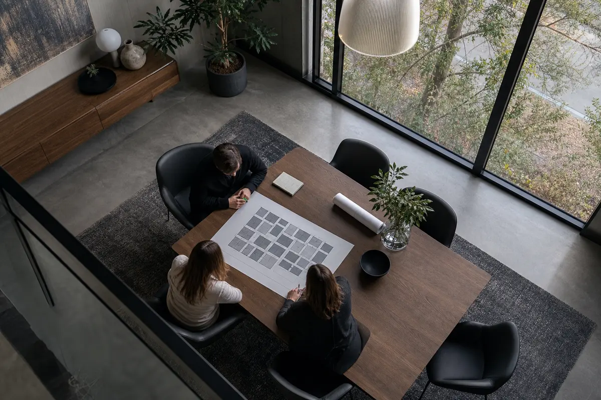 Editorial marketing planning scene for Local Service Ads in Arcadia, New York