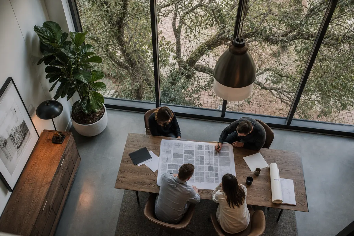 Editorial marketing planning scene for Walworth, New York