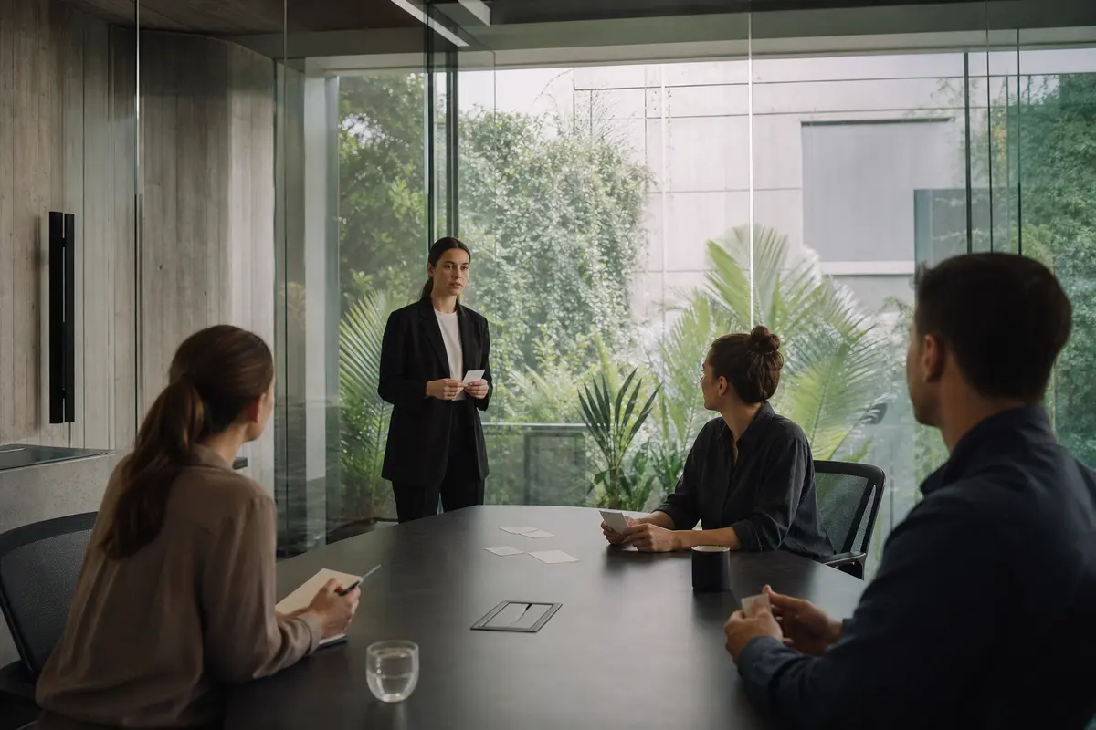 Editorial intake planning scene for Intake Coach in Cortlandt, New York