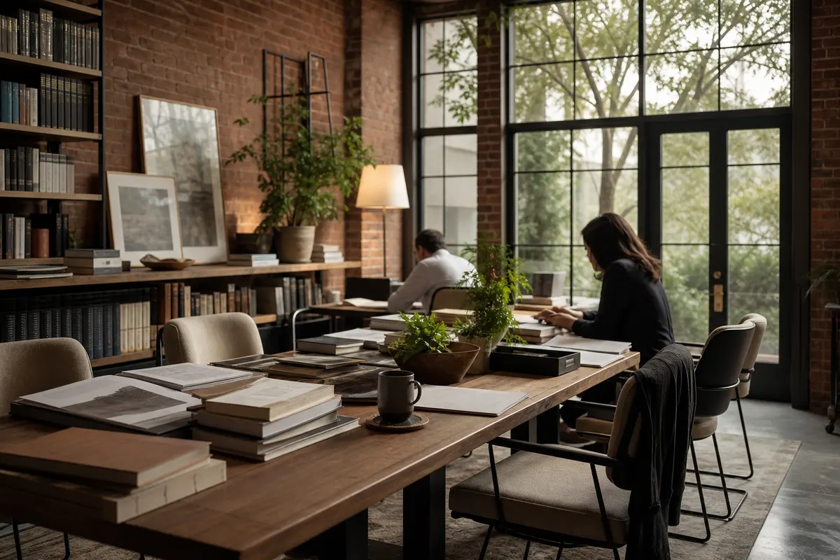 Editorial marketing planning scene for Lewisboro, New York