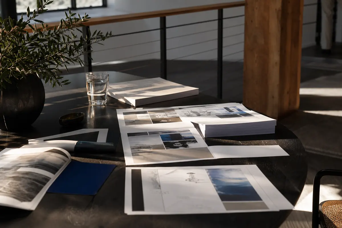 Editorial marketing planning scene for Legal News in Rye, New York