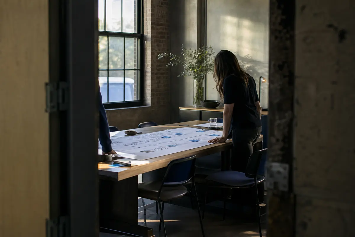 Editorial marketing planning scene for Reputation & Reviews in Yorktown, New York