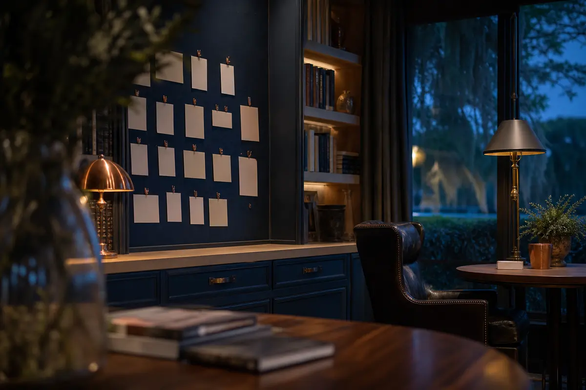Editorial marketing planning scene for Centereach, New York