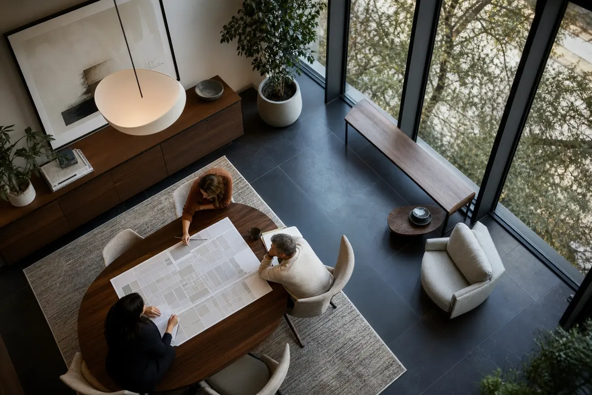 Editorial marketing planning scene for Cohoes, New York