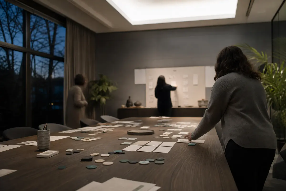 Editorial platform planning scene for ROI Dashboard in Colonie, New York