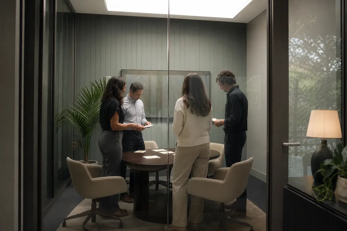 Editorial intake planning scene for Lead Attribution in Commack, New York