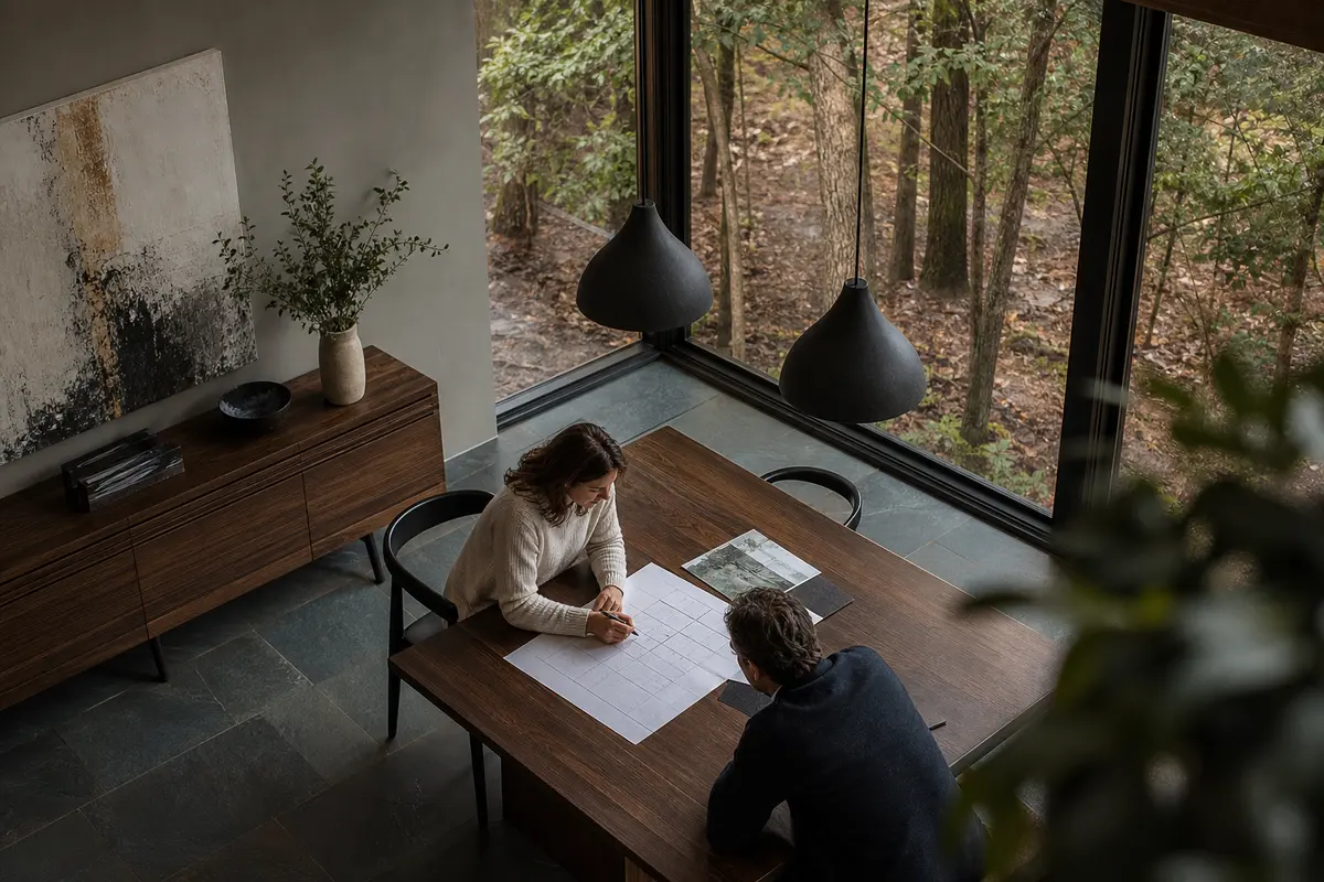 Editorial marketing planning scene for Programmatic SEO in East Northport, New York