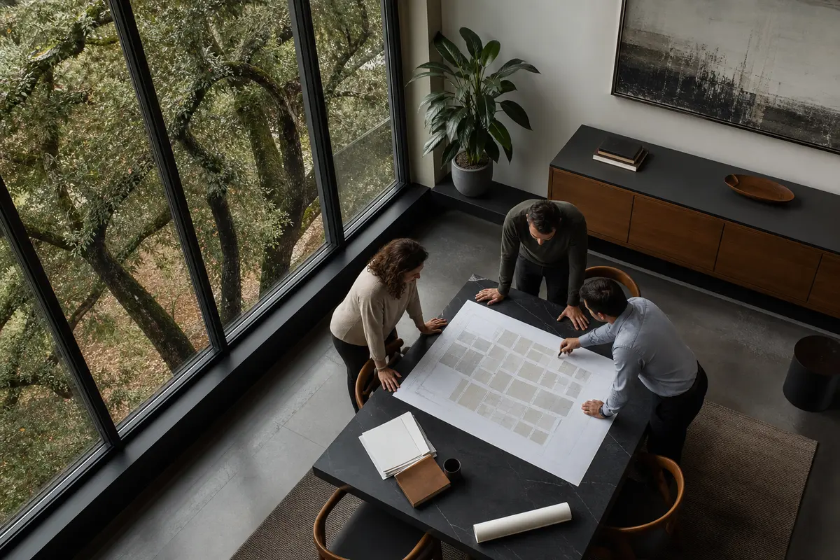 Editorial marketing planning scene for Elmira, New York