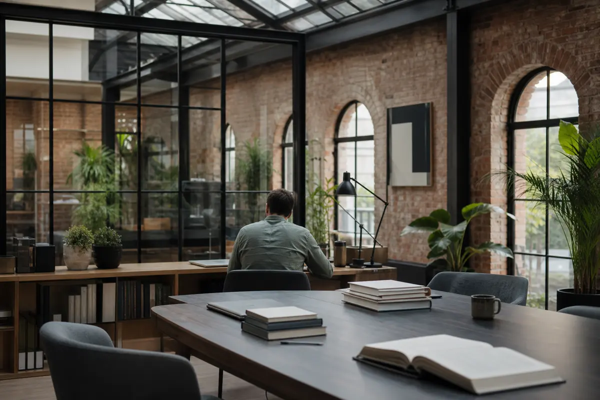 Editorial marketing planning scene for Flanders, New York