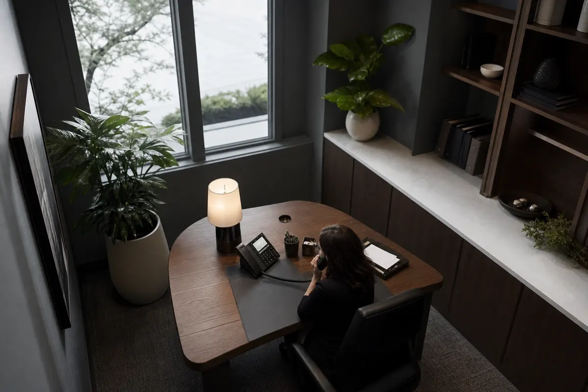 Editorial intake planning scene for Intake Coach in Fort Salonga, New York