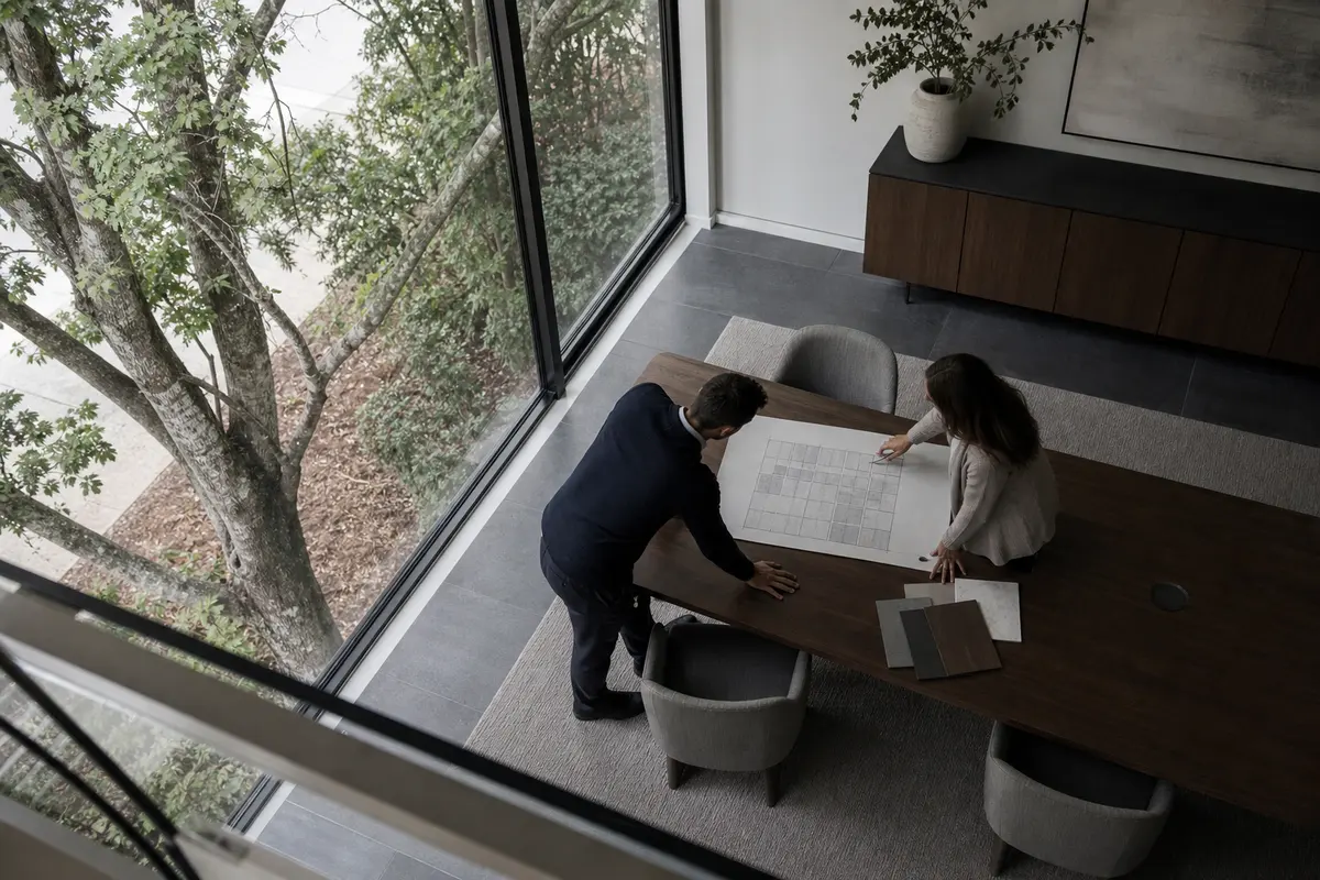 Editorial marketing planning scene for Programmatic SEO in Gananda, New York