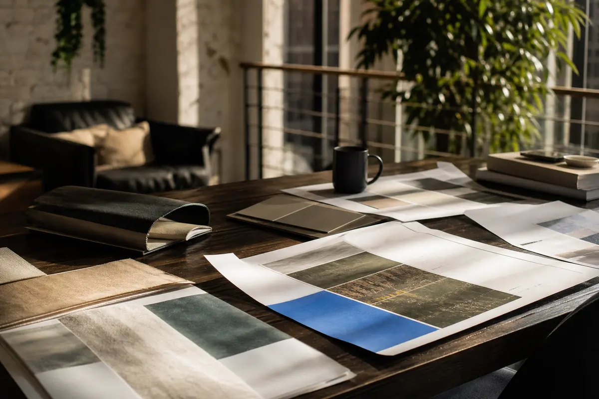 Editorial marketing planning scene for Goshen, New York
