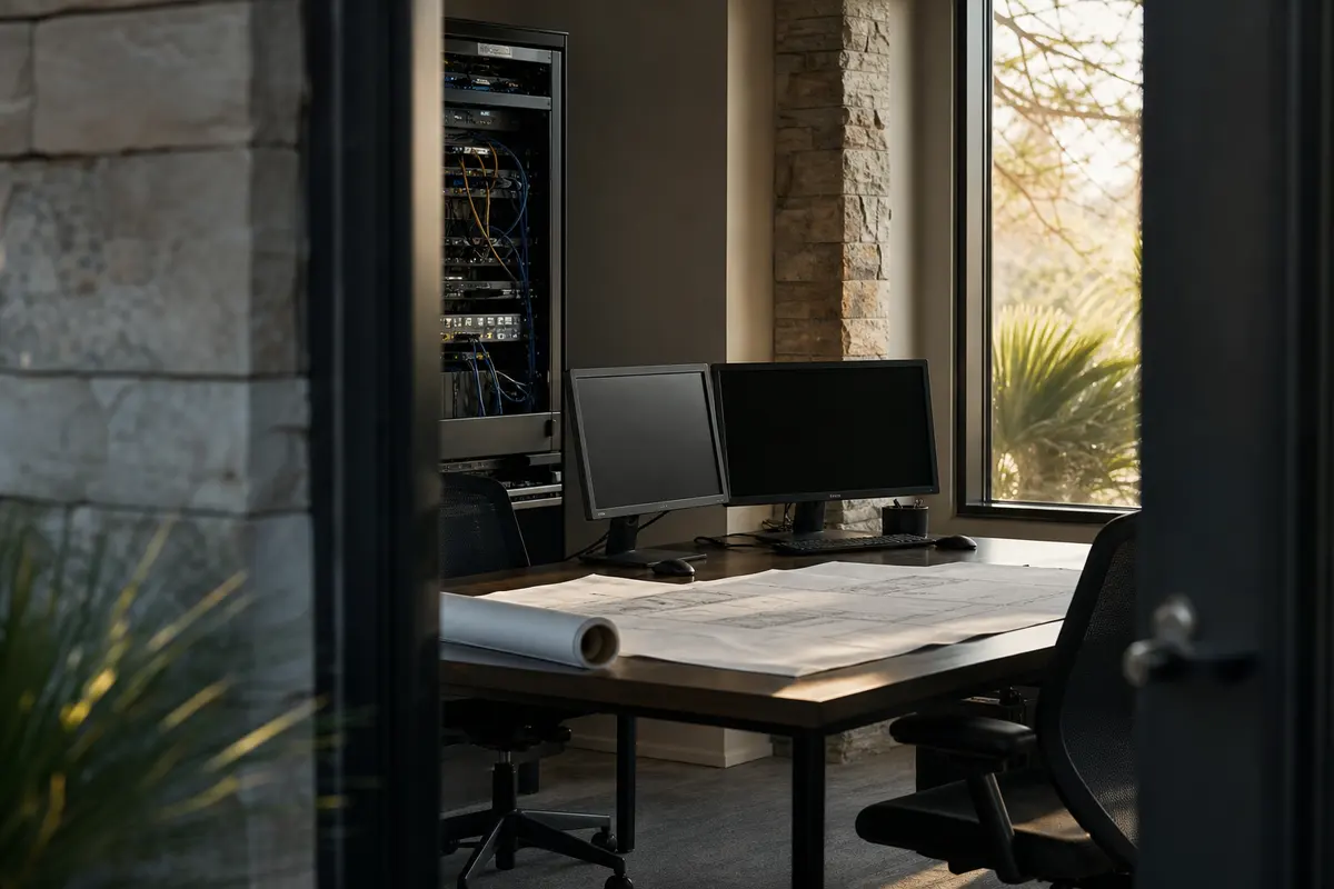 Editorial platform planning scene for Dedicated Hosting in Jericho, New York