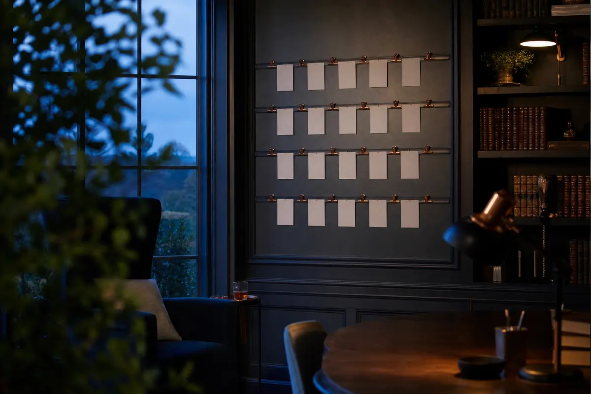 Editorial marketing planning scene for Kenmore, New York