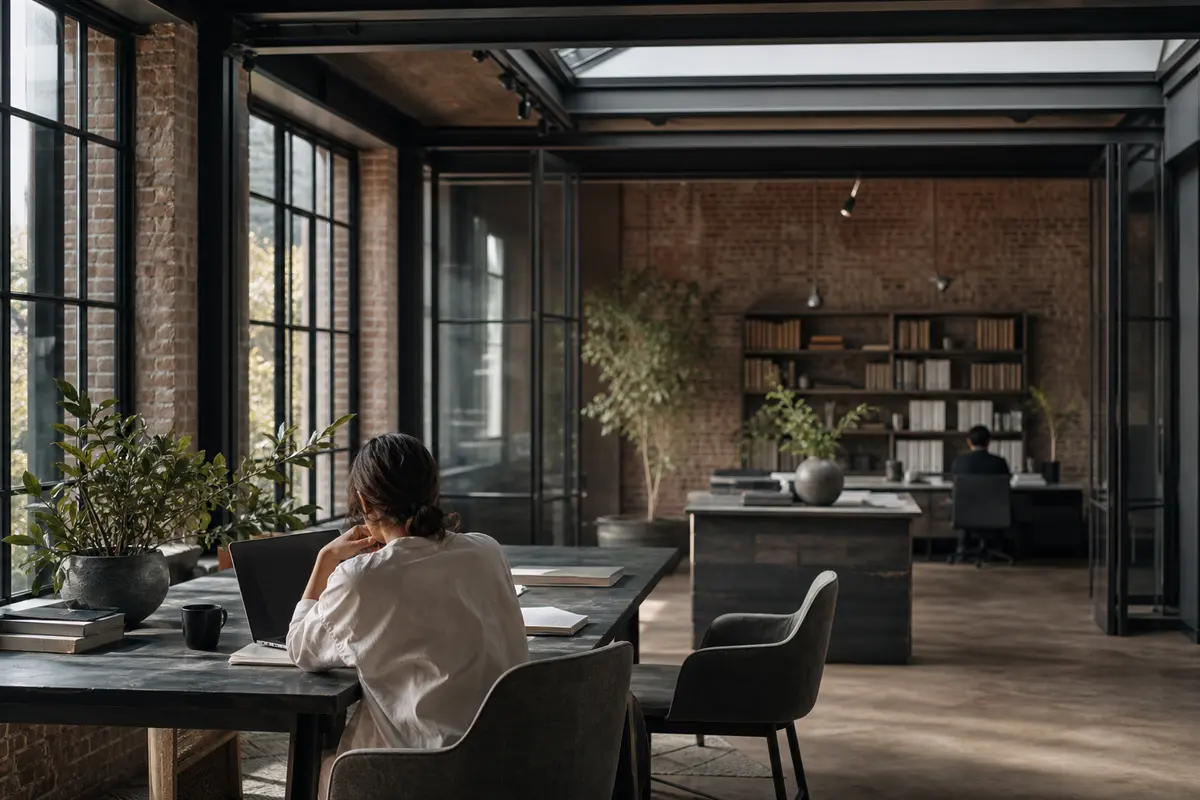 Editorial marketing planning scene for Lake Grove, New York
