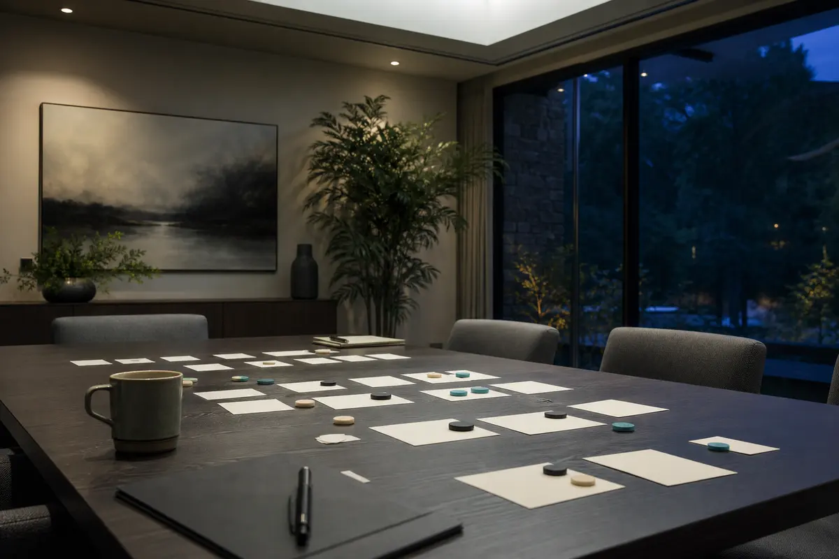 Editorial platform planning scene for Custom Software in Malone, New York