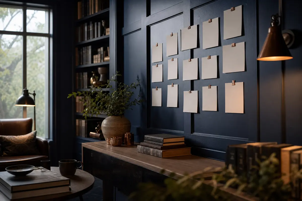Editorial marketing planning scene for Manorhaven, New York