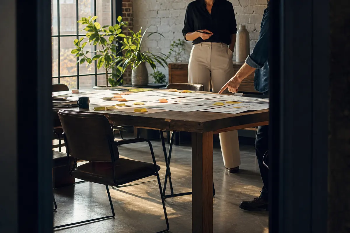 Editorial marketing planning scene for Local Service Ads in Mastic Beach, New York