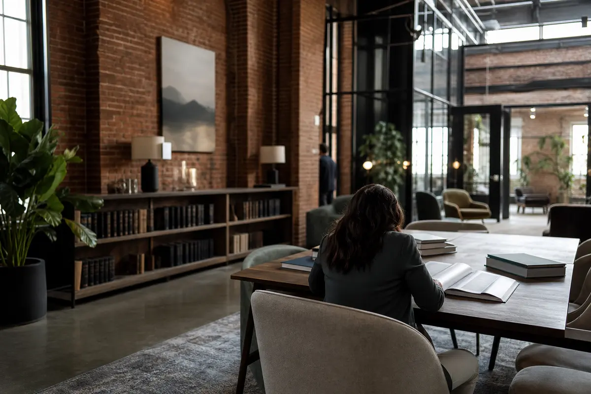 Editorial marketing planning scene for Reputation & Reviews in Medina, New York