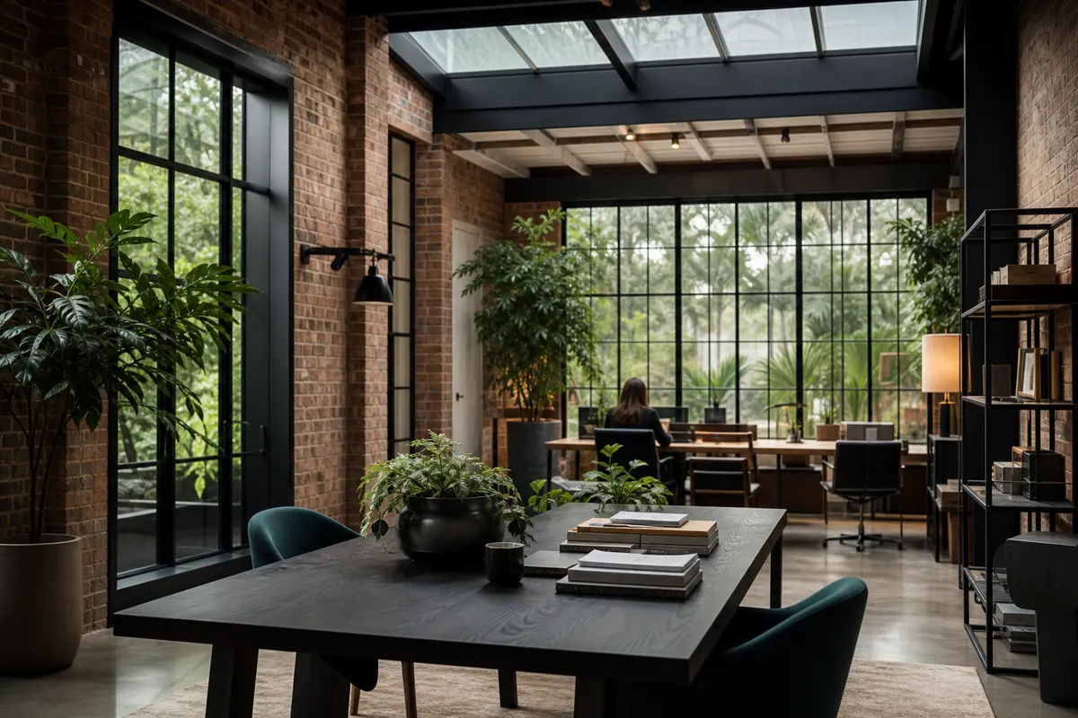 Editorial marketing planning scene for Mineola, New York