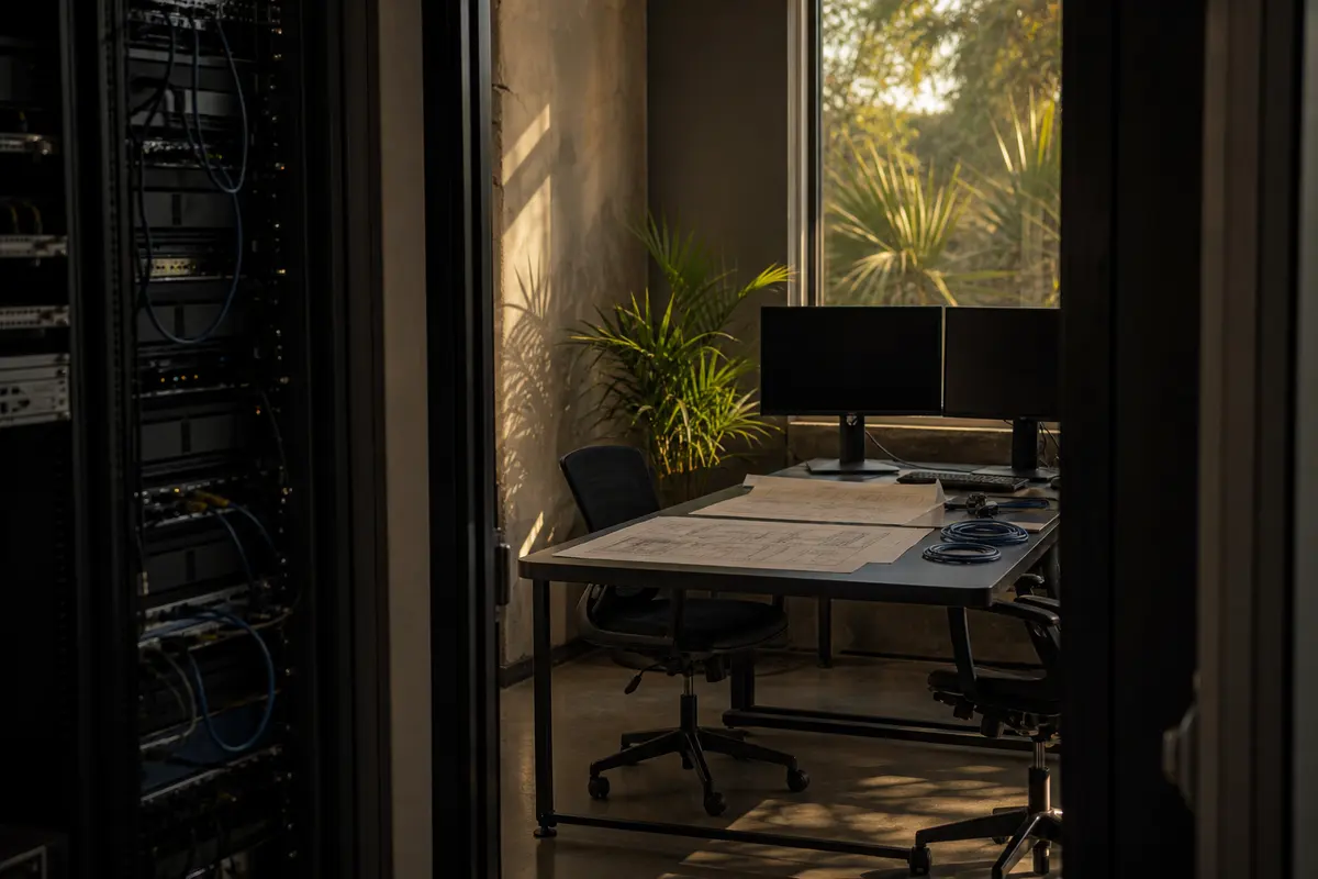 Editorial platform planning scene for Dedicated Hosting in Monroe, New York